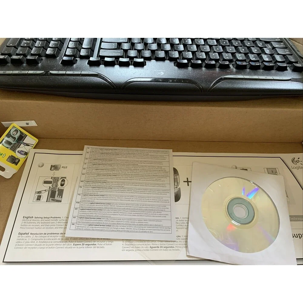 LOGITECH Cordless Desktop EX110‎ Wireless Keyboard KEYBOARD - No Mouse